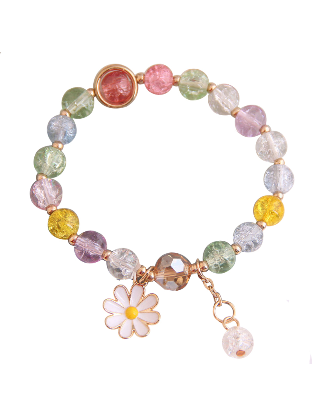 YouBella Jewellery Floral Bracelet for Girls and Women (Multicolor)